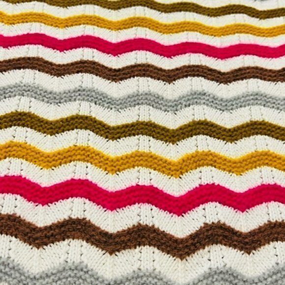 Lou & Grey LOFT Zig Zag Striped Textured Sweater NWT XL MSRP $90 Preppy SOFT - Picture 12 of 14